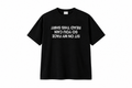 Sit On My Face Tee: black tee with upside-down white text